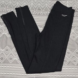Rag & Bone High Waisted Leggings With Zipper Ankle Detail Size Small